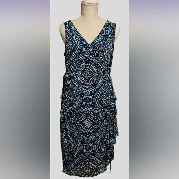 Ny&co geometric print dress - Picture 1 of 5